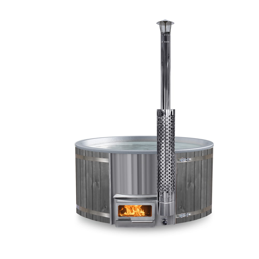Konfigurierbar Hot Tub mit Horizon™ Holzofen | 4-6