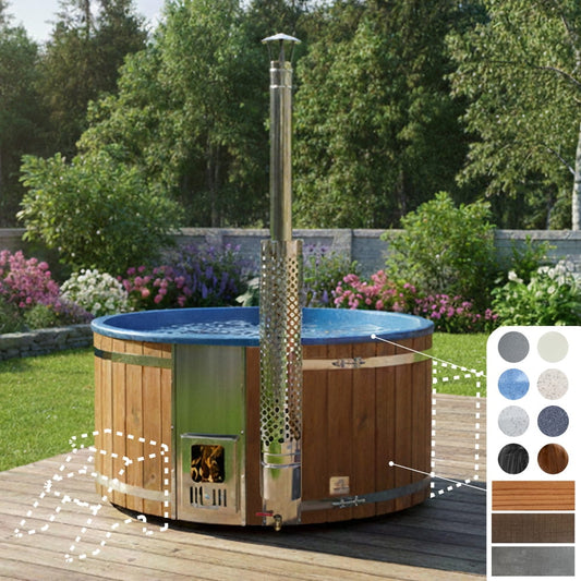 Configure Wood Fired Hot Tub for 4-6 | Integrated Heater