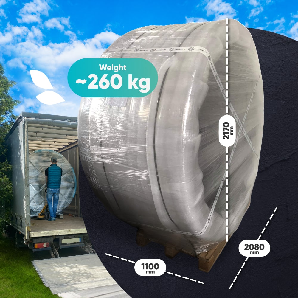 Hot Tub Komplettpaket mit Verta™ Holzofen | Premium-Filteranlage | 24 Hydrodüsen | Für 4–6 Personen