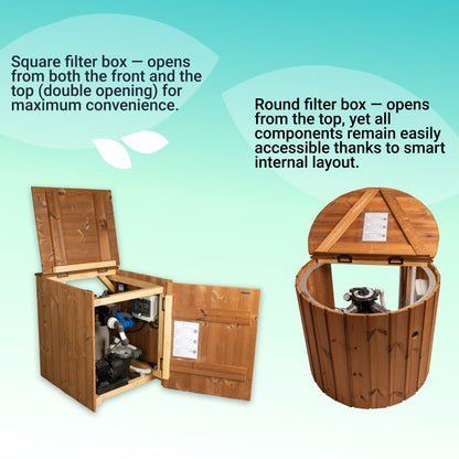 Premium Sand Filter for Wood-Fired Hot Tub