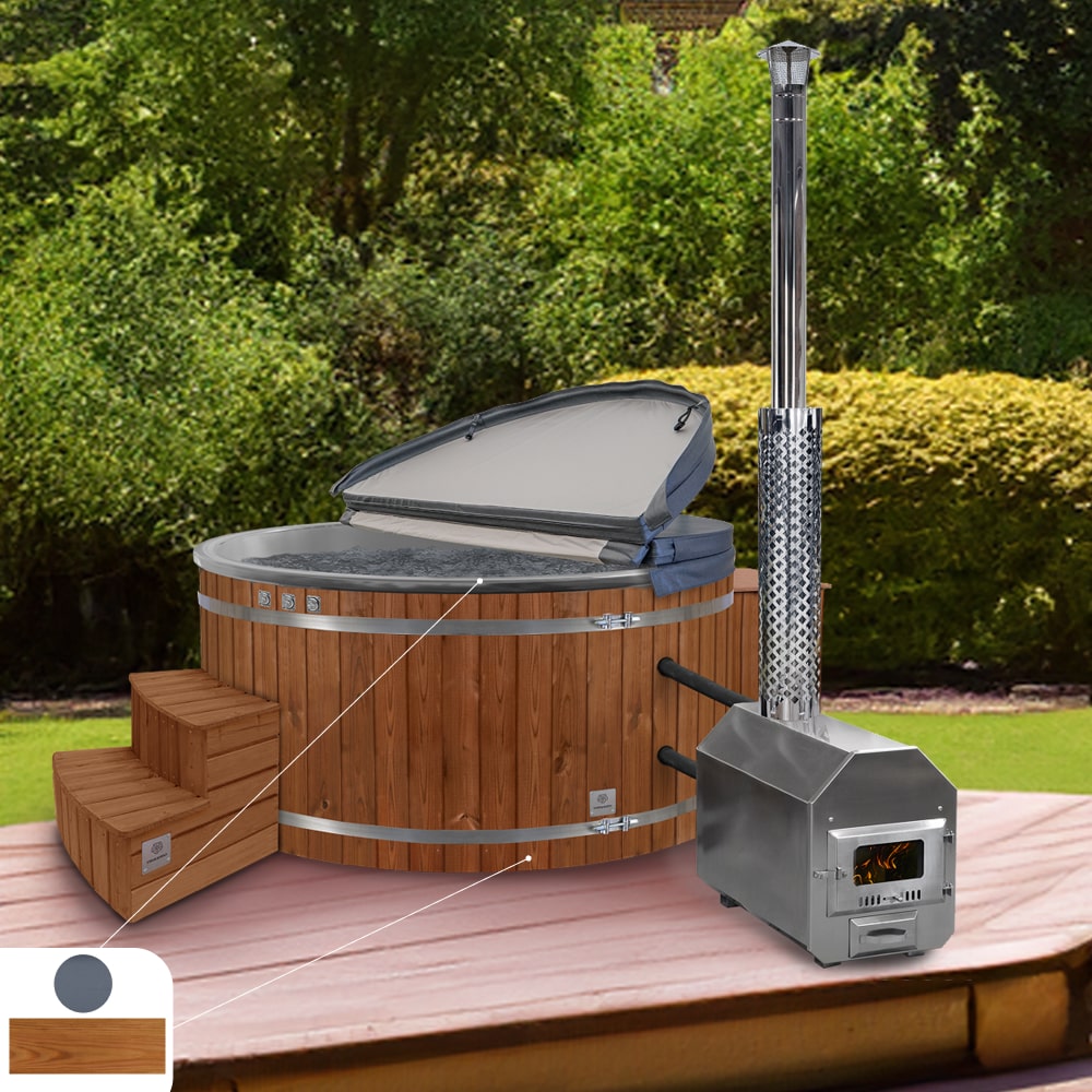 Hot Tub mit Premium-Sandfilter | Optimale Ausstattung | Externer Ofen