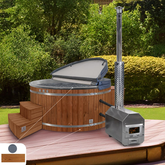 Hot Tub mit Premium-Sandfilter | Optimale Ausstattung | Externer Ofen