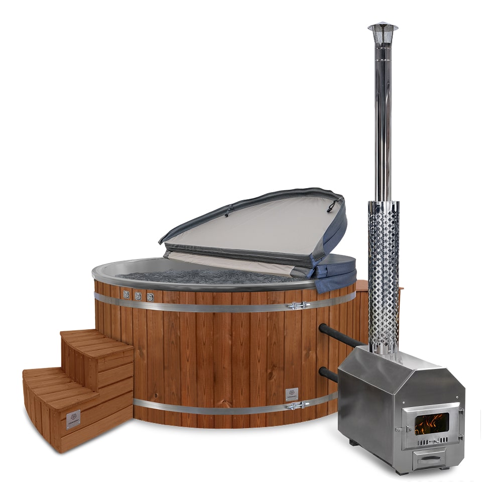 Hot Tub mit Premium-Sandfilter | Optimale Ausstattung | Externer Ofen