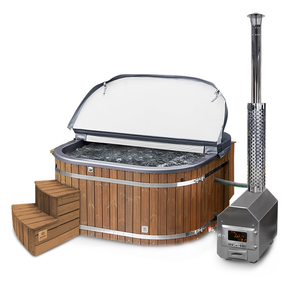 Quadratisch Hot Tub mit Premium Filter | Beste Konfiguration | 6-8 | Externer AISI 316