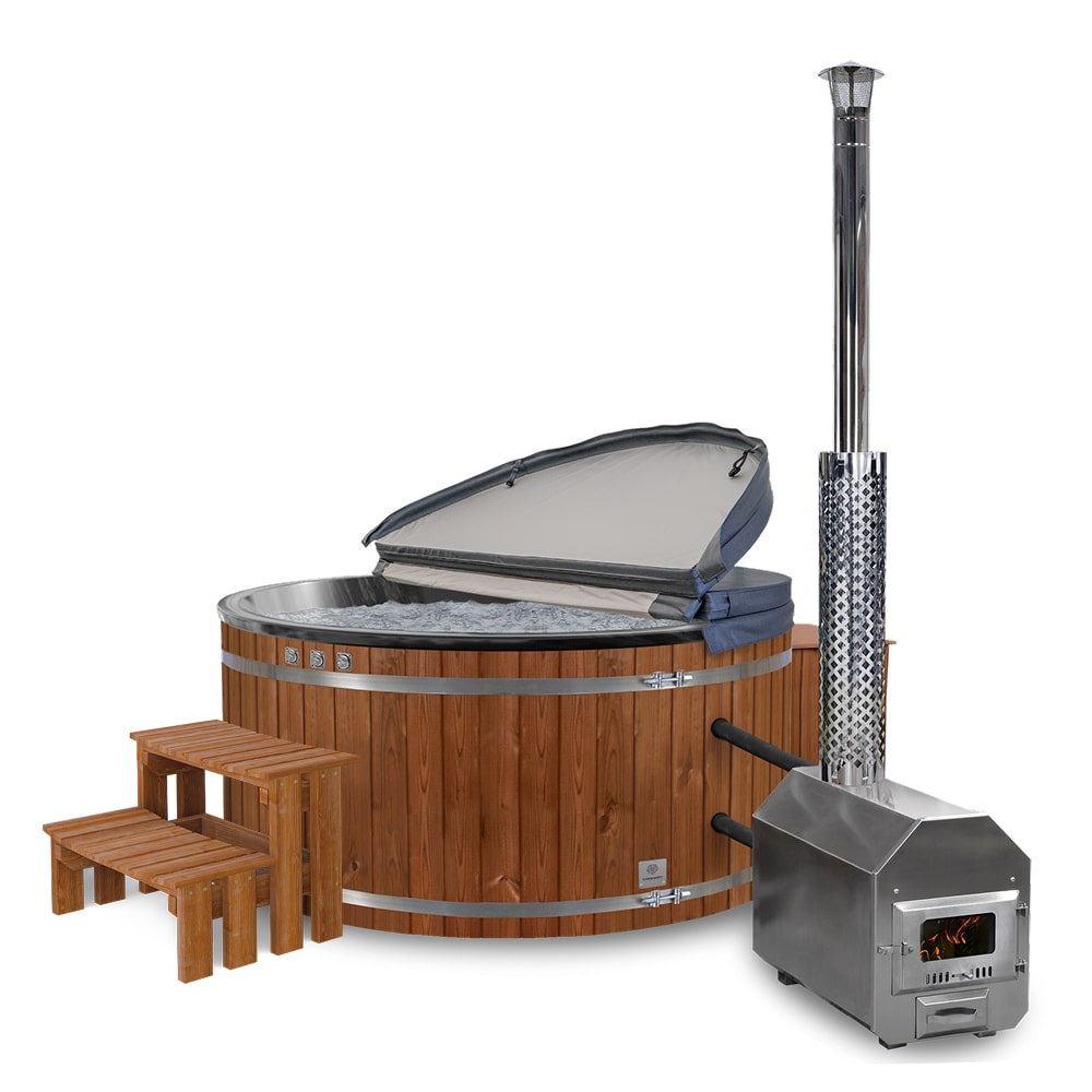 Hot Tub mit Premium-Sandfilter | Beste Konfiguration | Externer Ofen