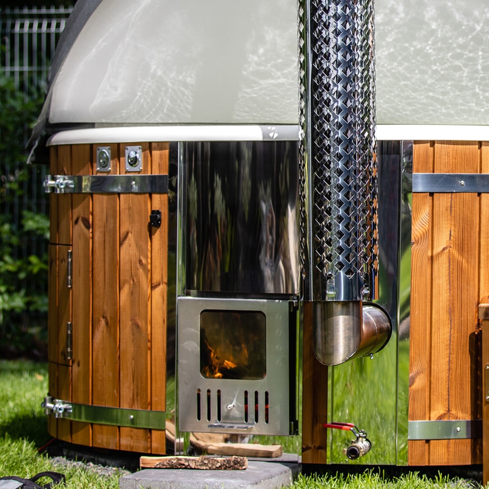 Öfen Holzofen Heizung für Hot Tub Badefass UKO Wellness 85 | AISI 304 | 