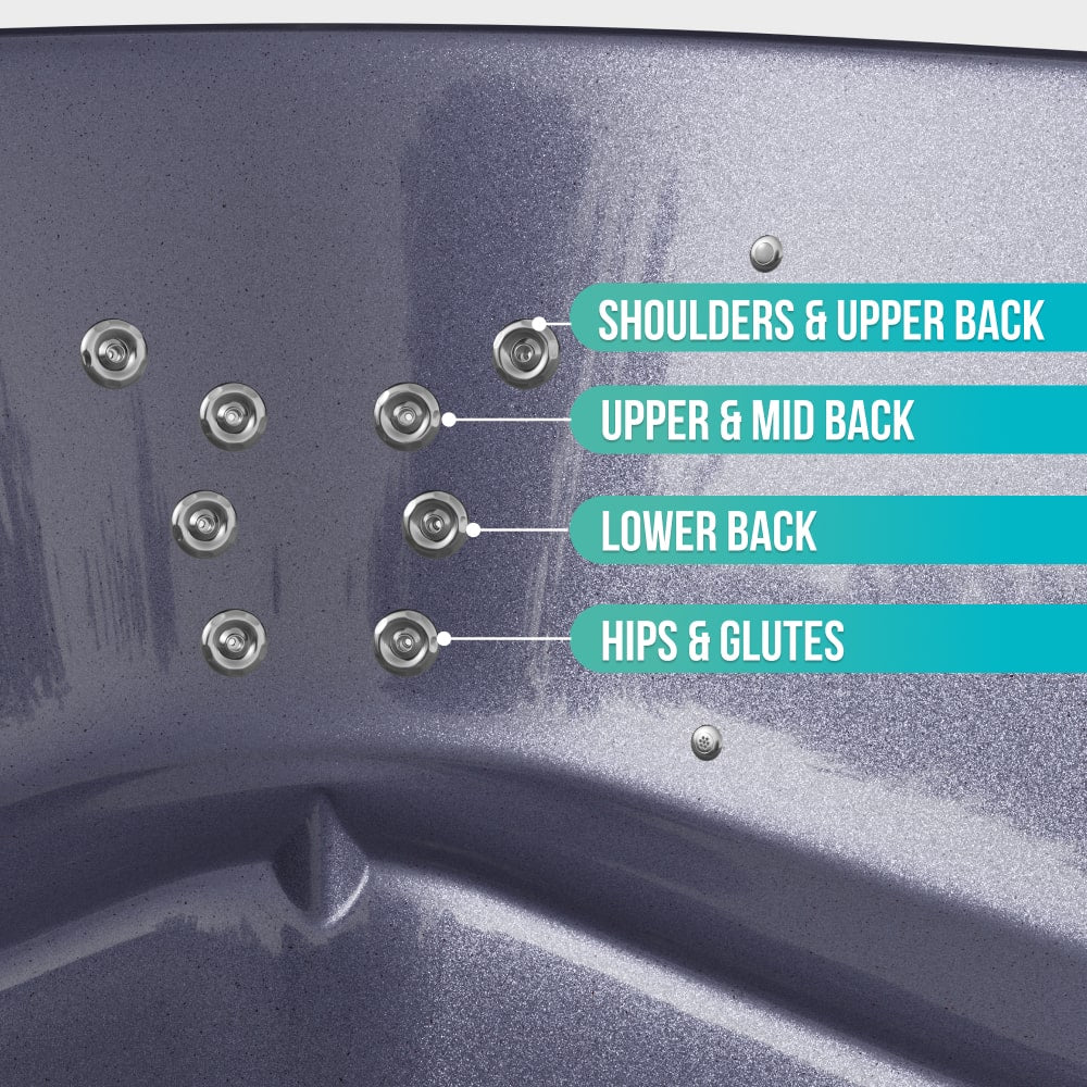 Square Wood Fired Hot Tub for 4-8 | Targeted Massage With 28 Hydro Jets | External Heater