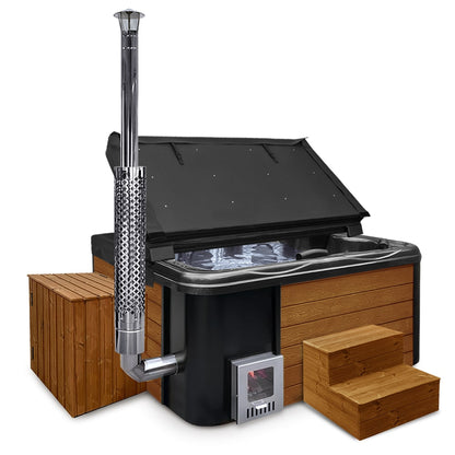 wood fired hot tub