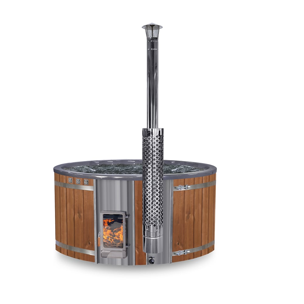 Konfigurierbarer Whirpool mit Holzofen Verta