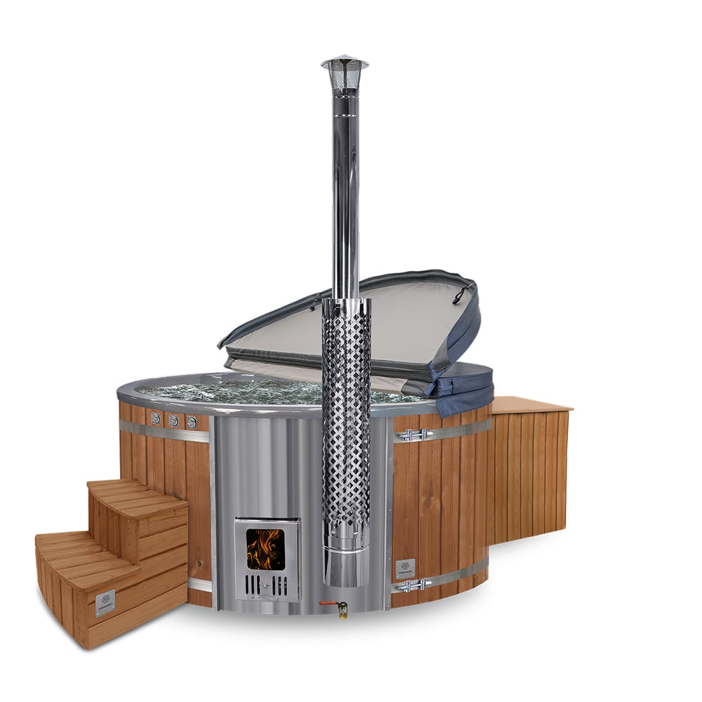 Premium Filteranlage Whirlpool mit Holzofen 4-6 | Super Angebot | Bestseller-Konfiguration