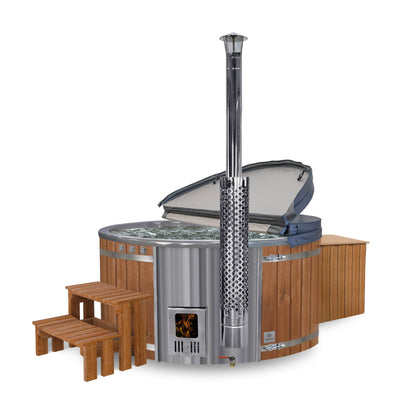 Premium Sand Filter Wood Fired Hot Tub  | Optimal configuration